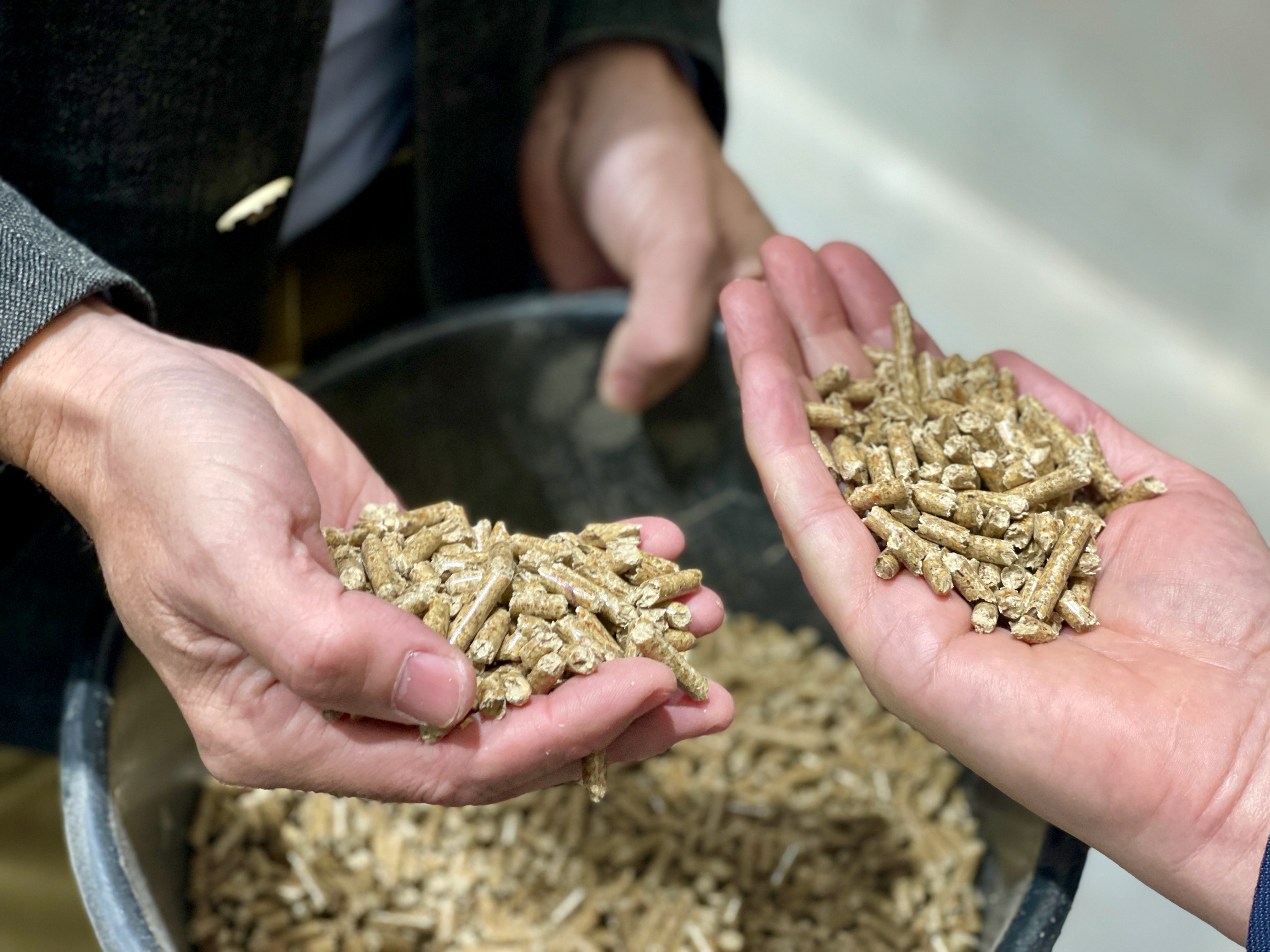 Frische produzierte Pellets | &copy; proPelletsAustria